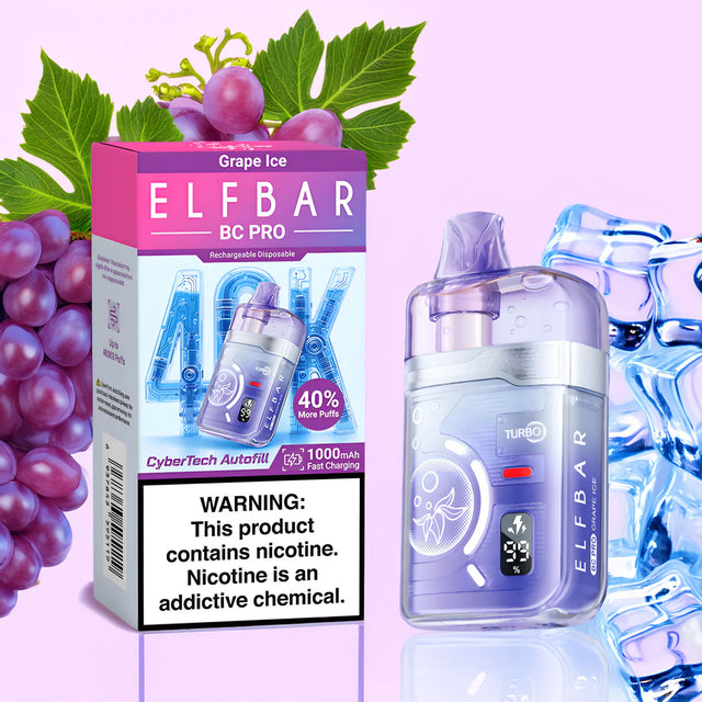 Elf Bar BC 40000 Pro – Grape Ice 5%